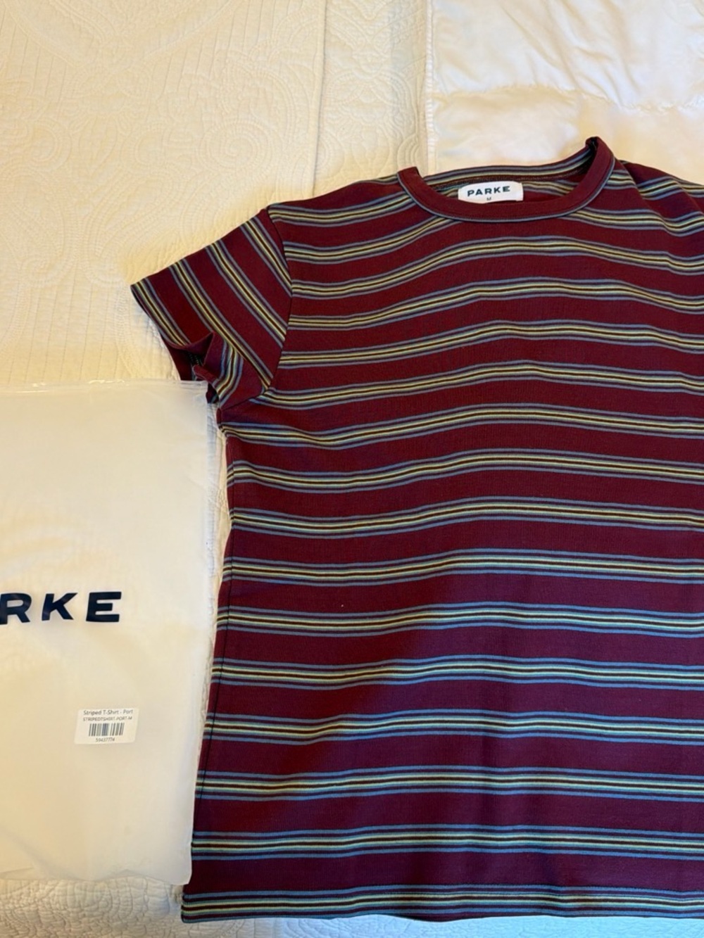 Parke port striped shirt